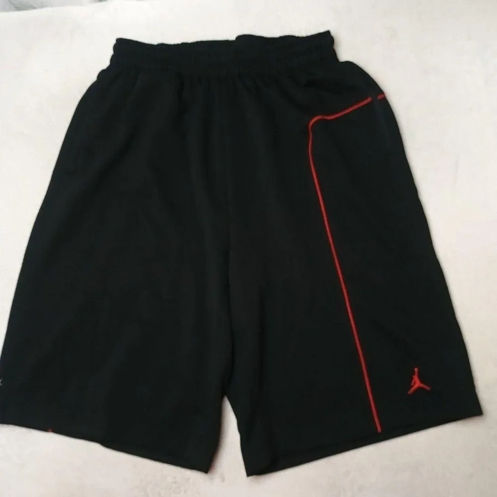 Nike Air Jordan Shorts Mens M Black 12